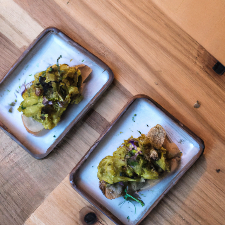 Gourmet Pickle and Herb Crostini