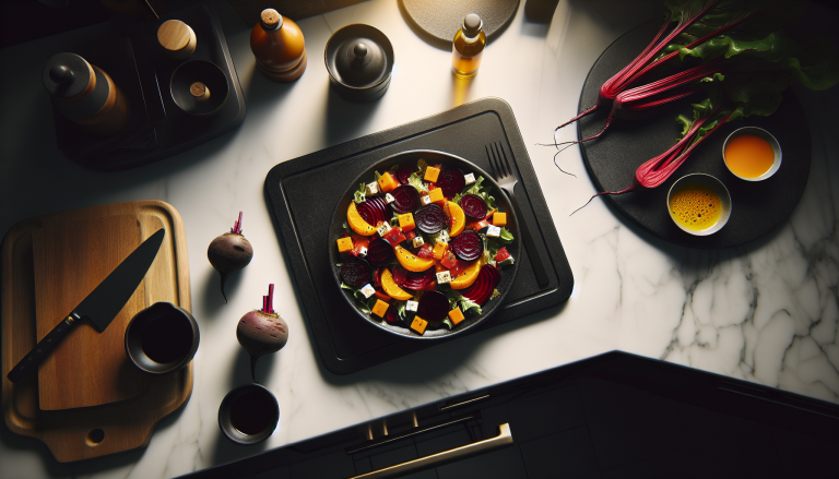 Roasted Beet Salad with Orange Vinaigrette