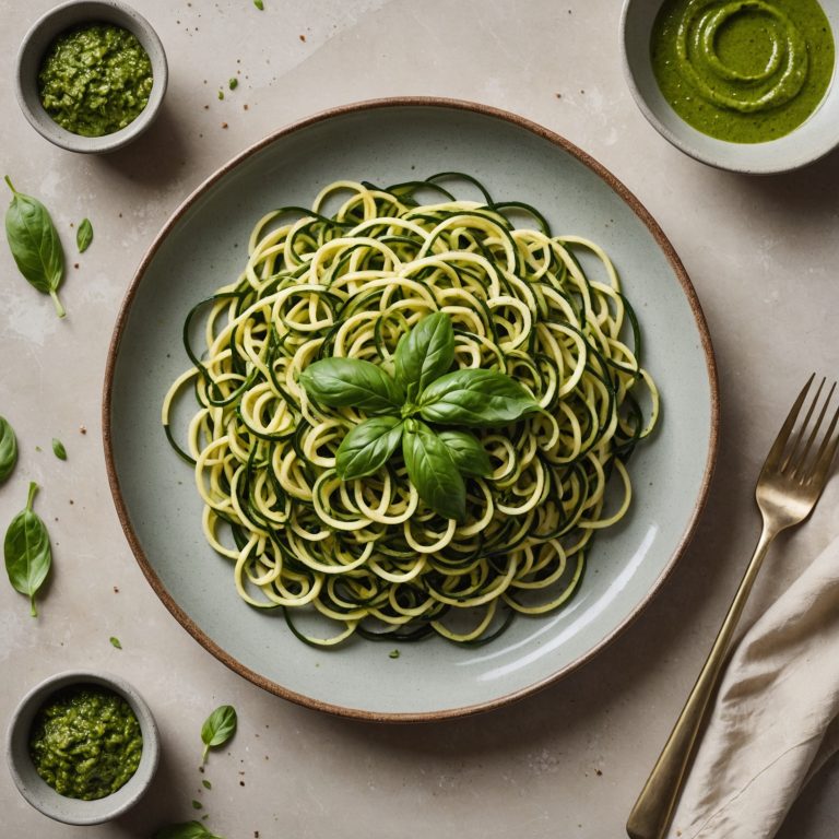 Zucchini Noodles with Pesto