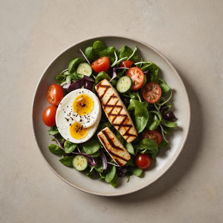 Grilled Halloumi Salad