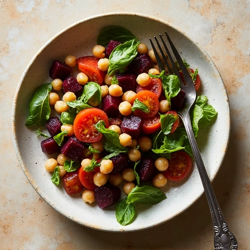 Beet and Chickpea Salad