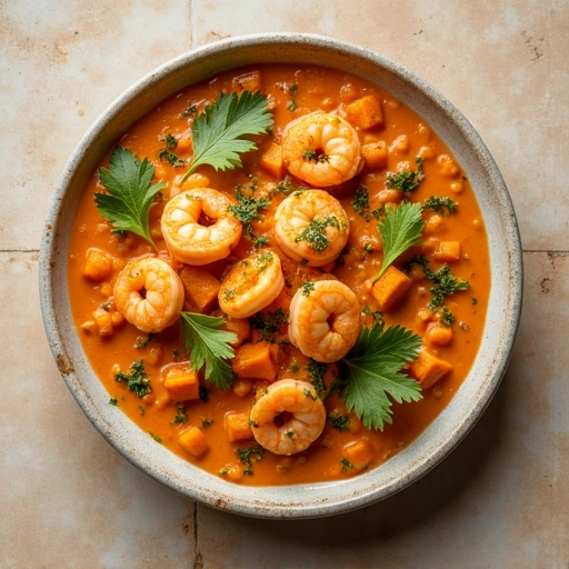 Sweet Potato and Shrimp Curry