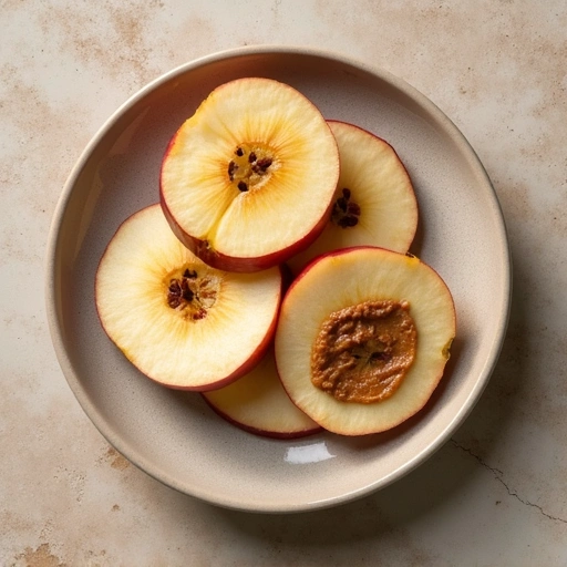 Apple Slices with Almond Butter
