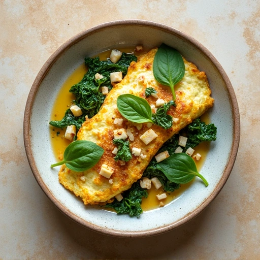 Spinach and Feta Omelette