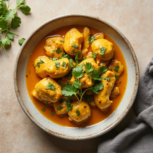 Chicken and Garlic Scape Curry