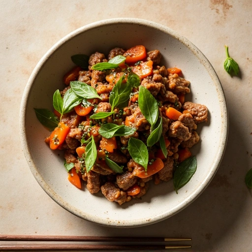 Garlic Scape and Beef Stir-Fry