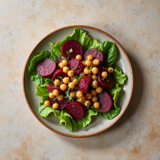 Beetroot and Chickpea Salad