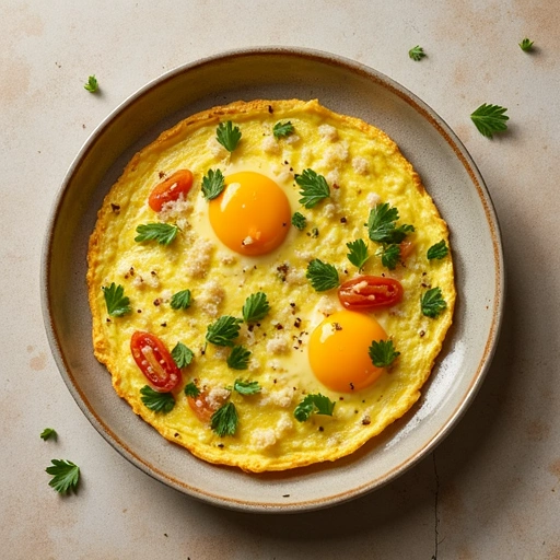 Garlic Scape Omelette