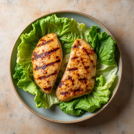 Grilled Chicken and Lettuce Salad