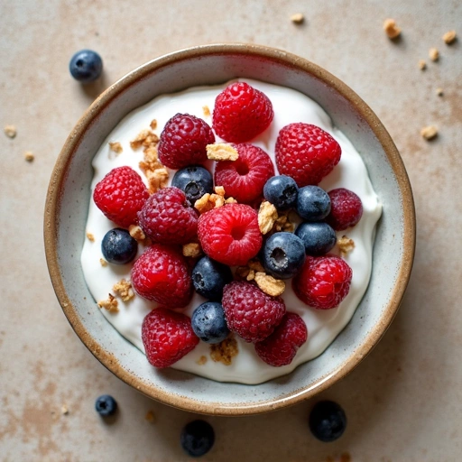 Berry and Nut Yogurt Parfait
