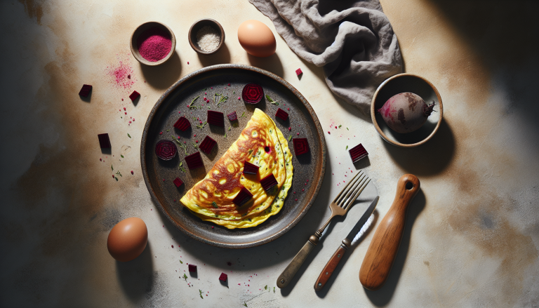 Beetroot Omelette