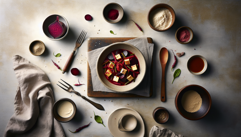 Beetroot and Paneer Curry