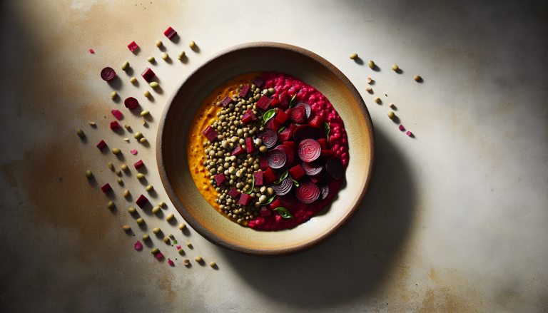 Beet and Lentil Dal