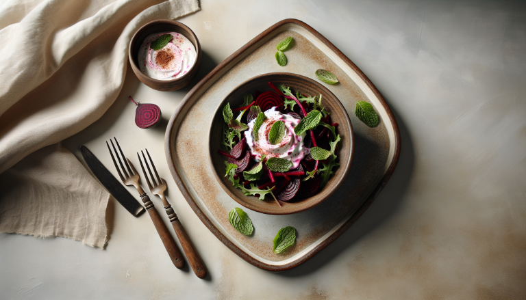 Spiced Beet Salad with Mint and Yogurt