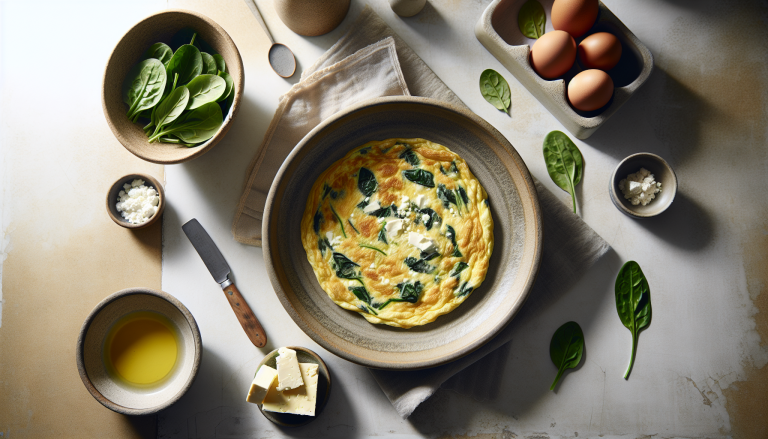 Spinach and Feta Omelette