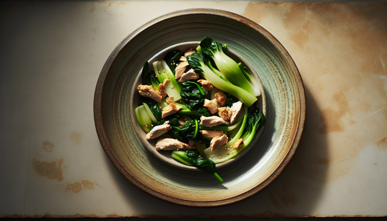 Bok Choi and Chicken Stir-Fry