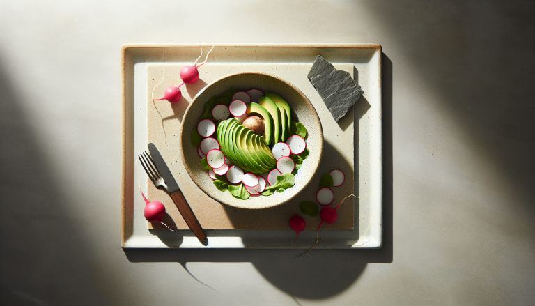 Radish and Avocado Breakfast Bowl