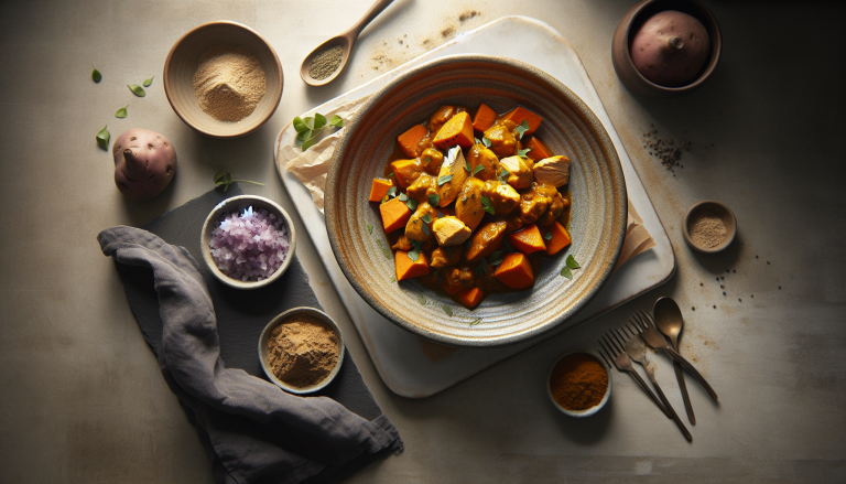 Sweet Potato and Chicken Curry