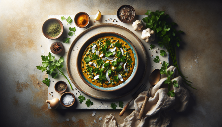 Spiced Parsley Coconut Curry