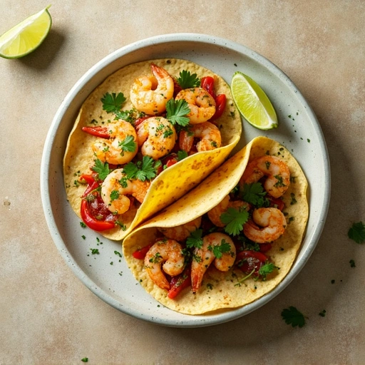 Cilantro Lime Shrimp Tacos