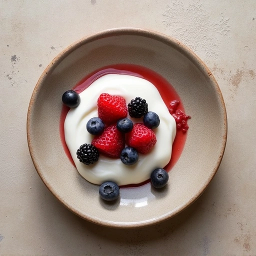 Yogurt with Fresh Berries