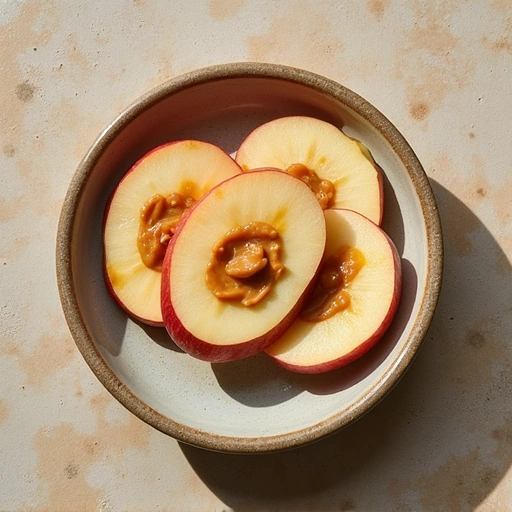 Apple Slices with Peanut Butter