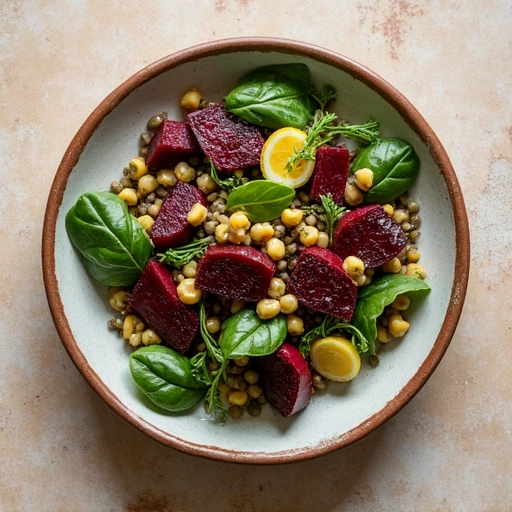Beet and Lentil Salad