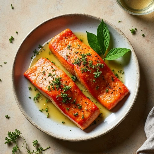 Baked Salmon with Herbs