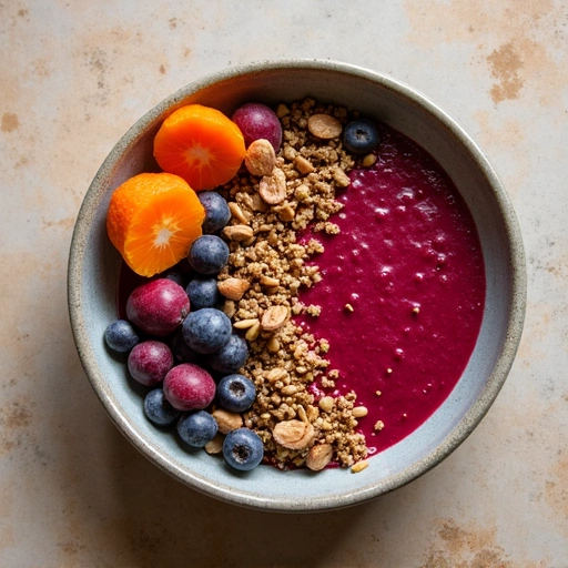 Beet and Carrot Smoothie Bowl