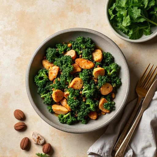 Kale and Chicken Stir-Fry