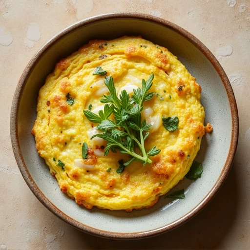 Green Onion and Cheese Omelette