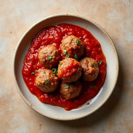Beef Meatballs with Tomato Sauce