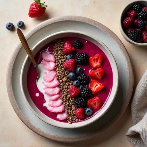 Beet and Berry Smoothie Bowl