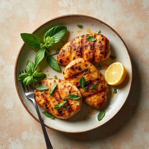 Lemon Basil Grilled Chicken