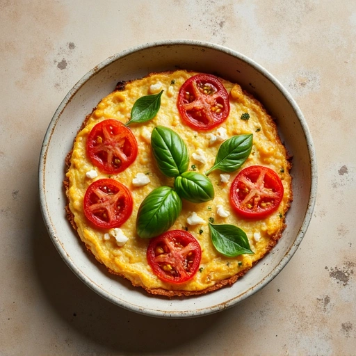 Tomato and Basil Frittata