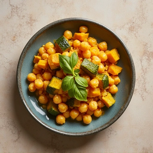 Chickpea and Zucchini Curry