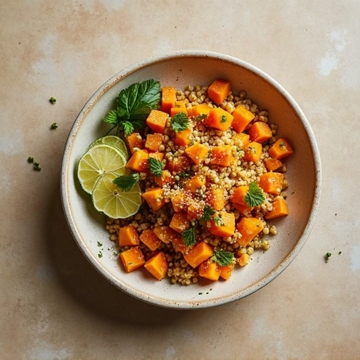 Sweet Potato Squash and Quinoa Bowl