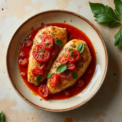 Tuscan Chicken with Tomato Herb Sauce