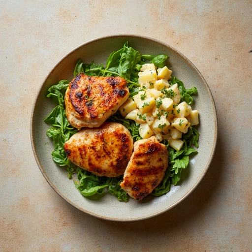 Grilled Chicken with New Potato Salad