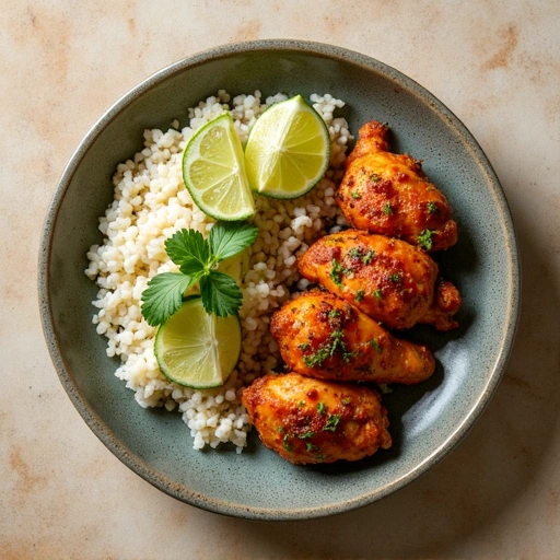 Chili Lime Chicken with Cilantro Rice