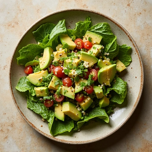 Spicy Tomatillo Avocado Salad