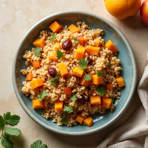Butternut Squash, Apple, and Date Rice Medley