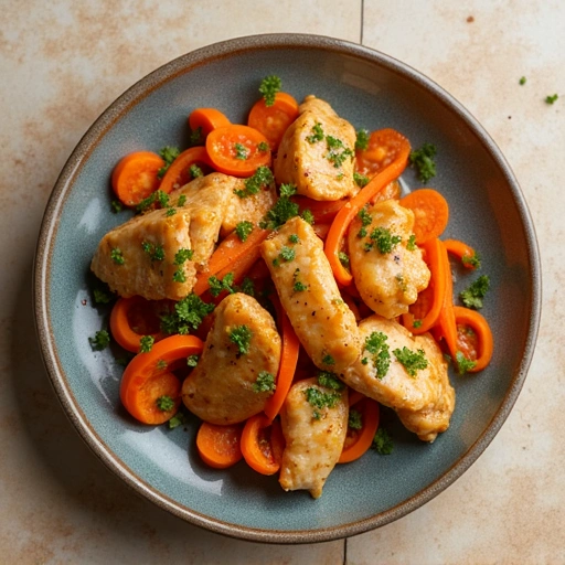 Chicken Stir-Fry with Carrots