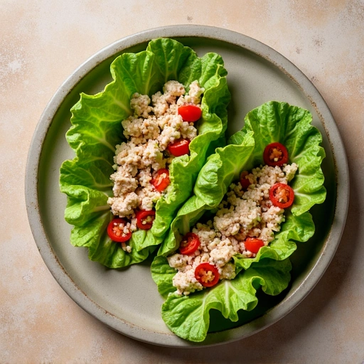 Tuna Salad Lettuce Wraps