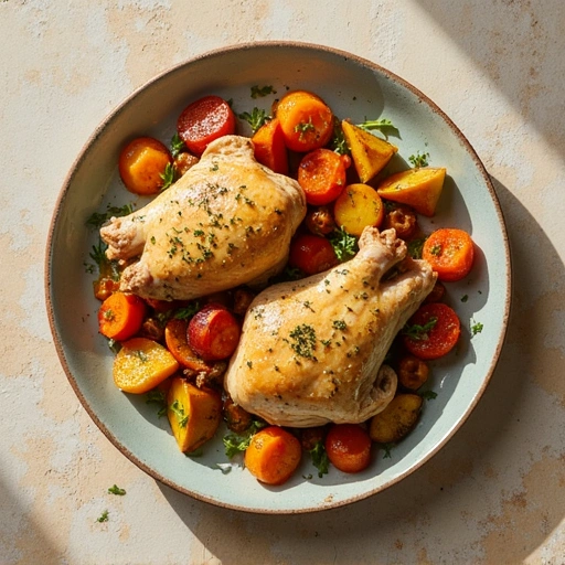 Garlic Herb Chicken with Roasted Vegetables