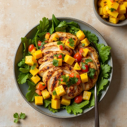 Grilled Chicken with Mango Salsa