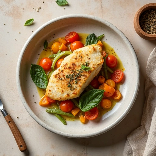 Baked Cod with Vegetables