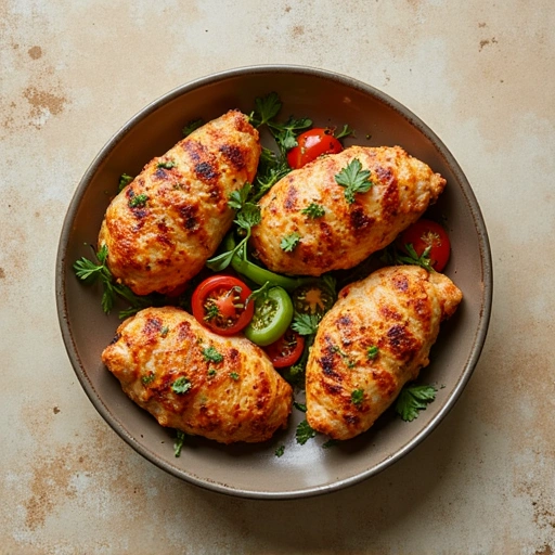 Jalapeno and Tomato Grilled Chicken