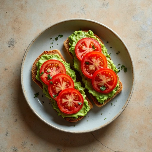 Tomato and Avocado Toast
