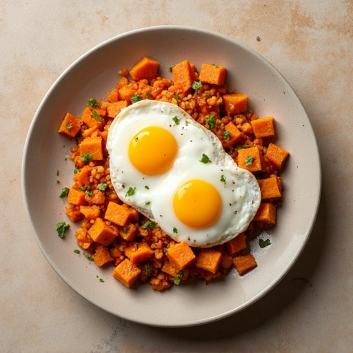 Sweet Potato Hash with Eggs